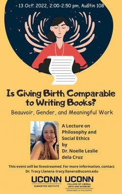 Is Giving Birth Comparable to Writing Books? Informational Poster